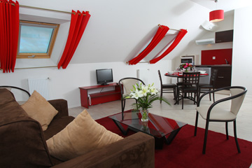 Residence Duguesclin*** - Dinan - Vacancéole - Living room - 1 bedroom apartment, sleeps 6